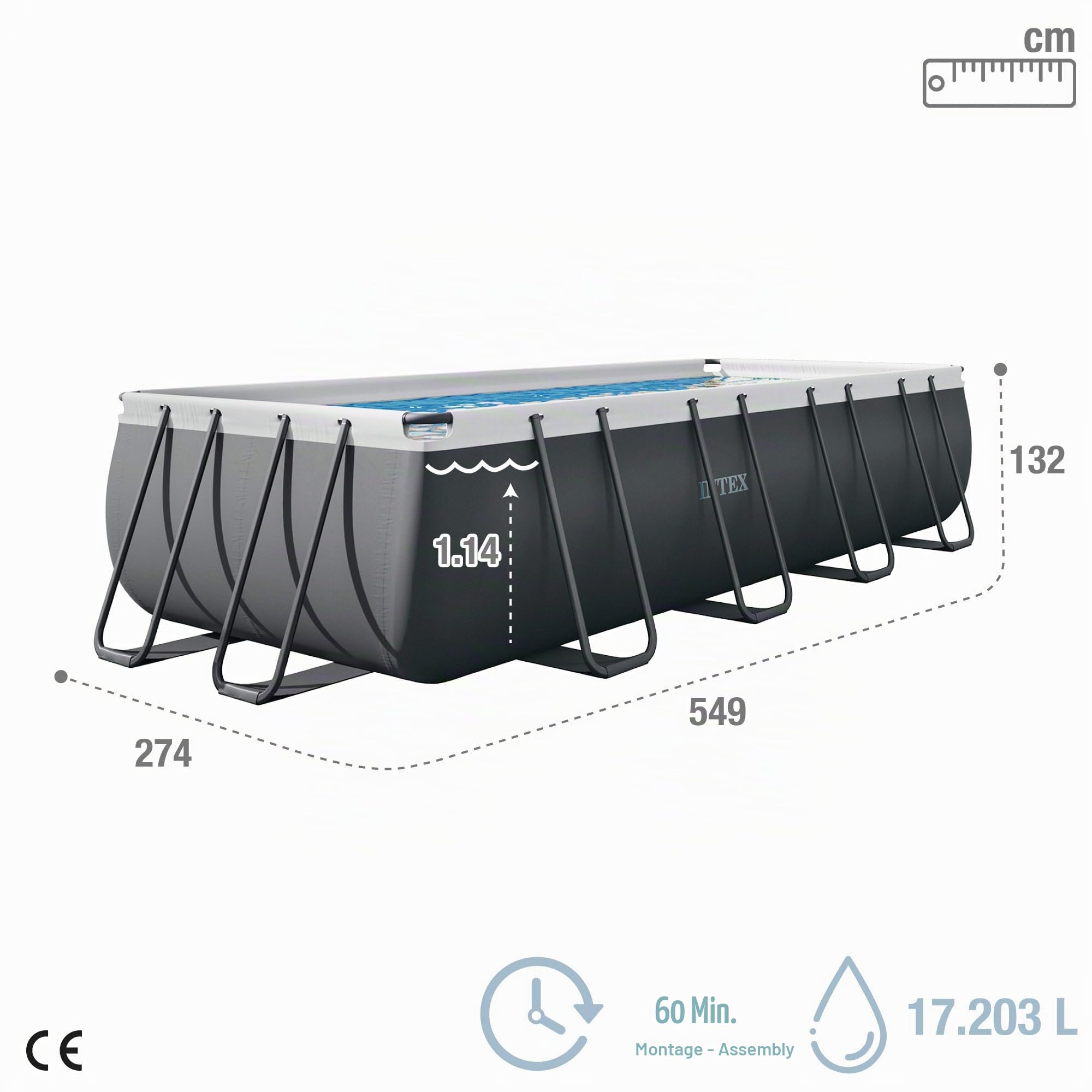 Intex Ultra XTR Rechthoekig Frame Pool 5, 26356NP