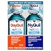 DayQuil and NyQuil Severe with Vicks VapoCOOL Cough, Cold & Flu Relief Liquid, 2x12 Fl Oz Combo - Relieves Sore Throat, Fever, and Congestion, Day or Night