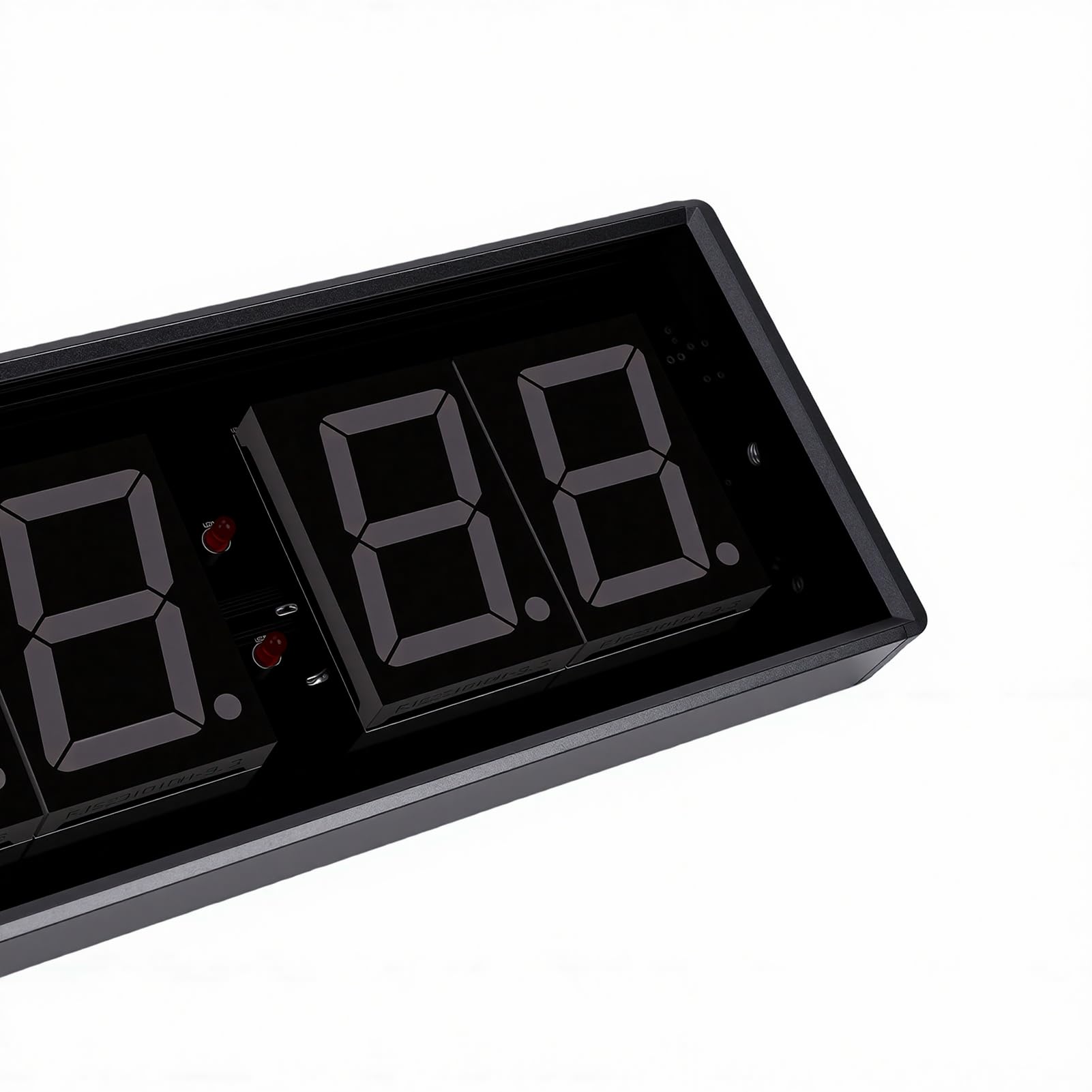 Minuterie de Gymnastique à LED, Grand écran de 15,5 Pouces, Minuterie D'intervalle D'entraînement Télécommandée avec Compte à Rebours, Chronomètre pour L'entraînement Physique