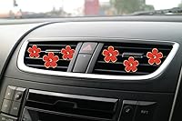 Vista 23 de Clips para salidas de aire - 6 piezas de decoración de margaritas para automóvil para salidas de aire y aire acondicionado - Accesorios