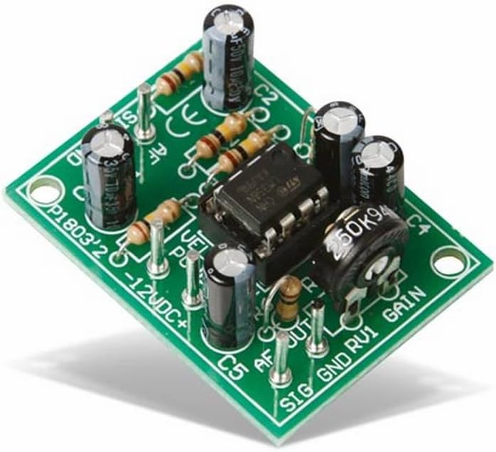 K1803 Universal Mono Pre-Amplifier Kit, Multi-Colour