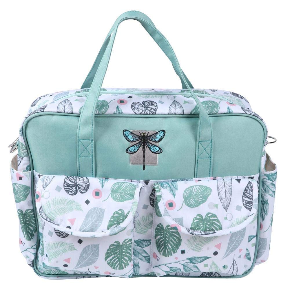 Zerodis Sac à Main de Grande capacité, Sac à bandoulière de Voyage imperméable Multifonctionnel élégant Grand spacieux bébé Nappe à Langer pour Maman