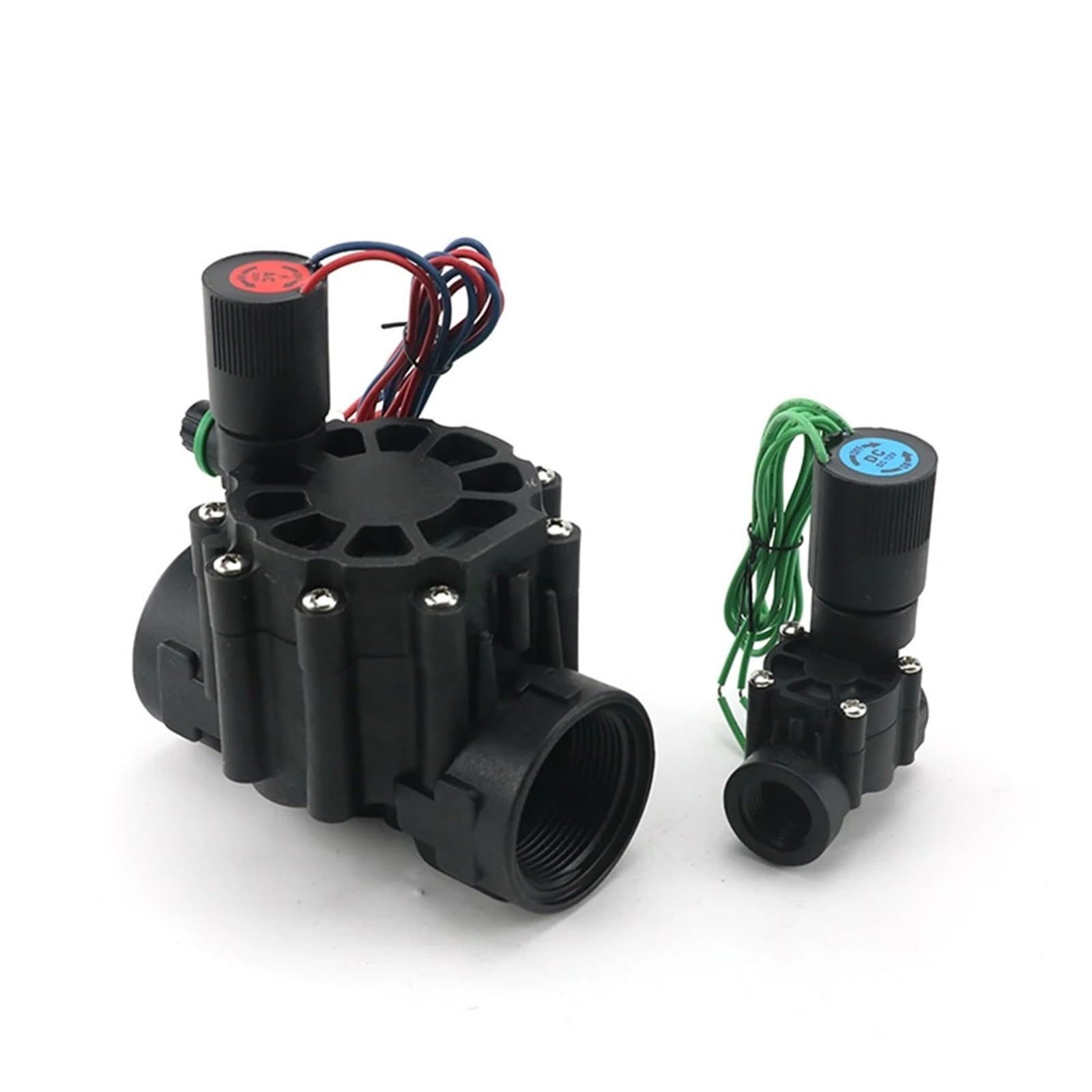Válvula solenoide 3/4 DC12V evita fugas de agua en sistemas de riego por goteo 1