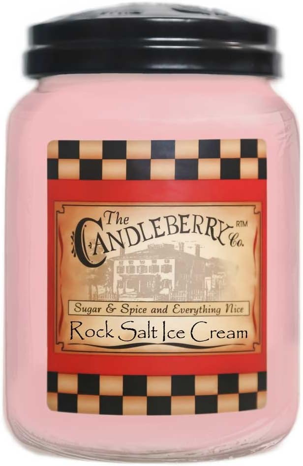 Rock Salt Ice Cream - Large Jar Candle (26oz)