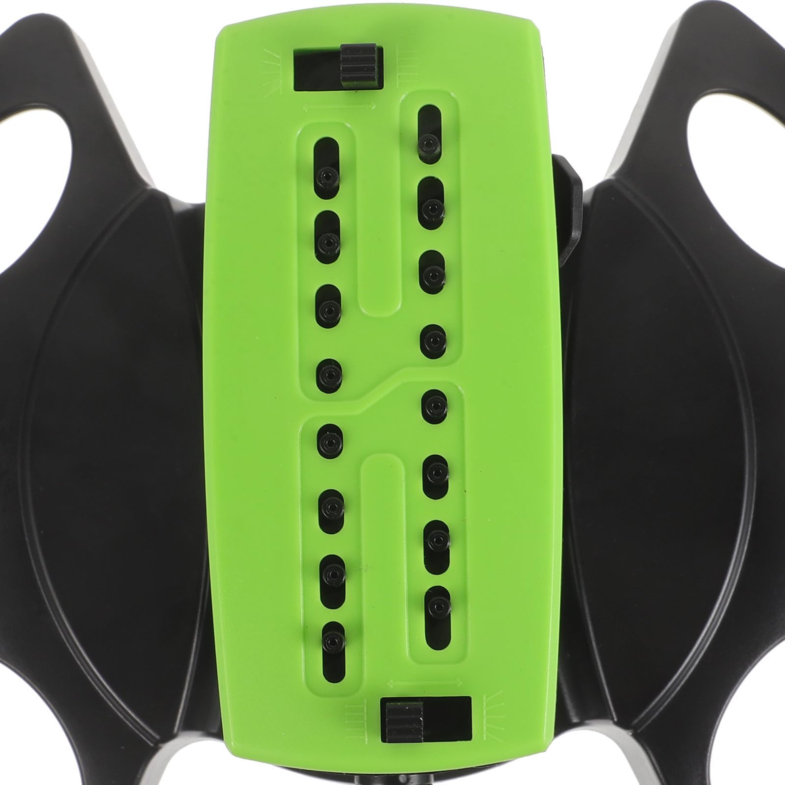 Toyvian Aspersor de Césped Oscilante Automático 16 Orificios de Plástico para Jardín, Área de Riego Ampliada y Ángulo de Pulverización Ajustable Adecuado para Mantenimiento de Césped