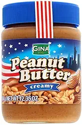 Pasta De Amendoim Gina Natural Cremosa Gunz Importada 350 G