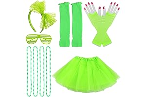 Nostalgic 80's Iconic Tutu Costume Set for Girls