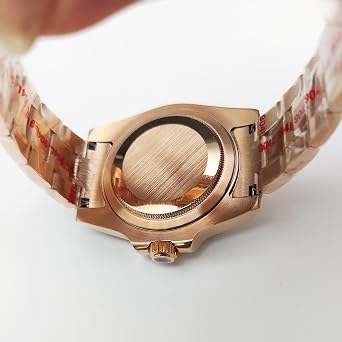 40mm Watch Case + Bracelet + Bezel Kit, Screw-Down Crown Replacement Watch Case Modification Parts for Rolex Yacht-Master