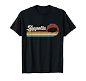 Vintage Zeppelin Retro Sunset Funny Dirigible Airship T-Shirt