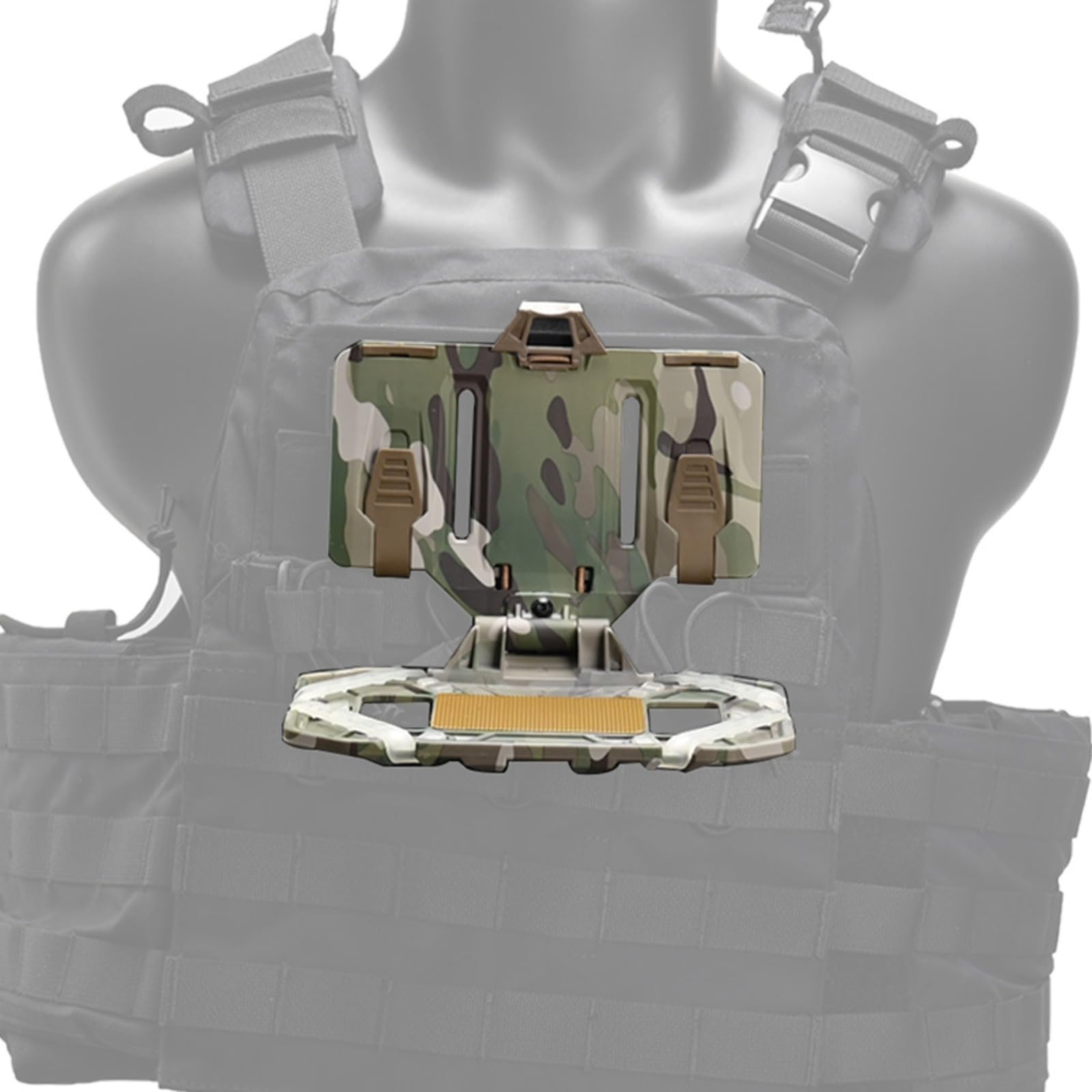 Taktisches zusammenklappbares Navigationsbrett, Taktischer Weste-Telefonhalter, Handyhalterung Weste, Taktische Weste Plattenträger, Navigation Board, Tacticals Plate Carrier Phone Holder