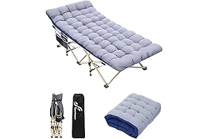 Sportneer Cama para acampar Cots de dormitorio plegable y portátil para dormir,...