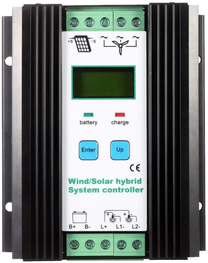 LCD Economic PWM Wind Solar Hybrid System Controller 12v/24v Automatic Identification Controller (600w Wind + 400w Solar)