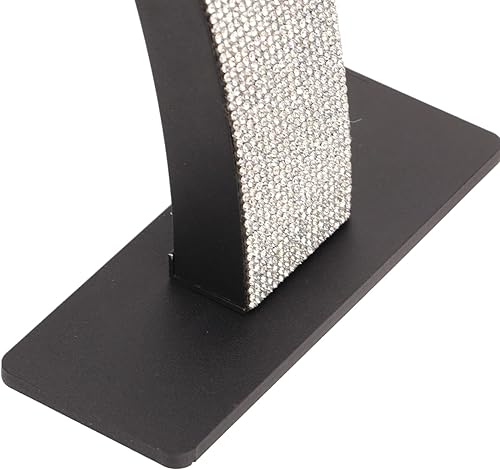 Miniatura 9 de Lámpara de escritorio de uñas de media luna de 22 pulgadas, luz LED regulable con brillo ajustable, diamantes de imitación decorativos, temperatura