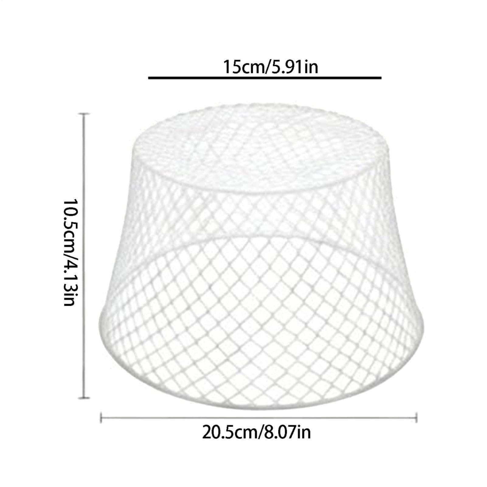 Cloches d'extérieur en maille de fer, 10 pièces, 20,5 x 15 x 10,5 cm, clôtures de protection pour jardin, parterres de fleurs et protection de jeunes végétations