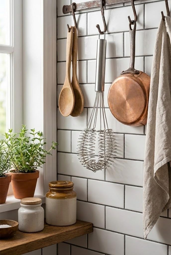 Orret Home Helezon Yaylı Çırpıcı – 304 Paslanmaz Çelik Makarna Çırpıcı & Çırpma Teli, Yaylı Spiral Tasarım, Kıvamlı Yumurta, Krema, Pasta ve Hamur Çırpma, Dayanıklı Profesyonel Mutfak Gereci