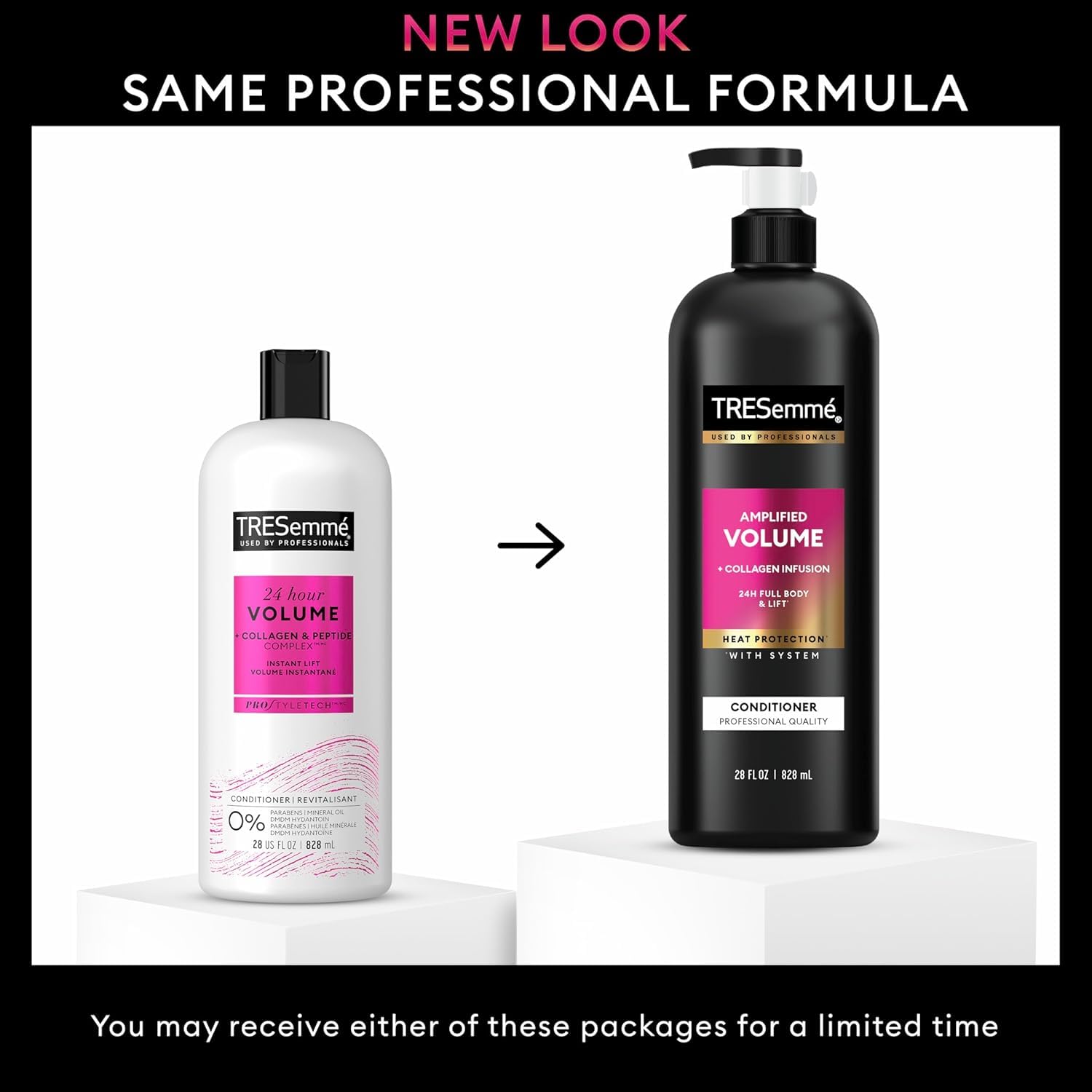 Tresemme Anlage - 24-Stunden-Body mit Volume Control 825 ml (Pack of 2)