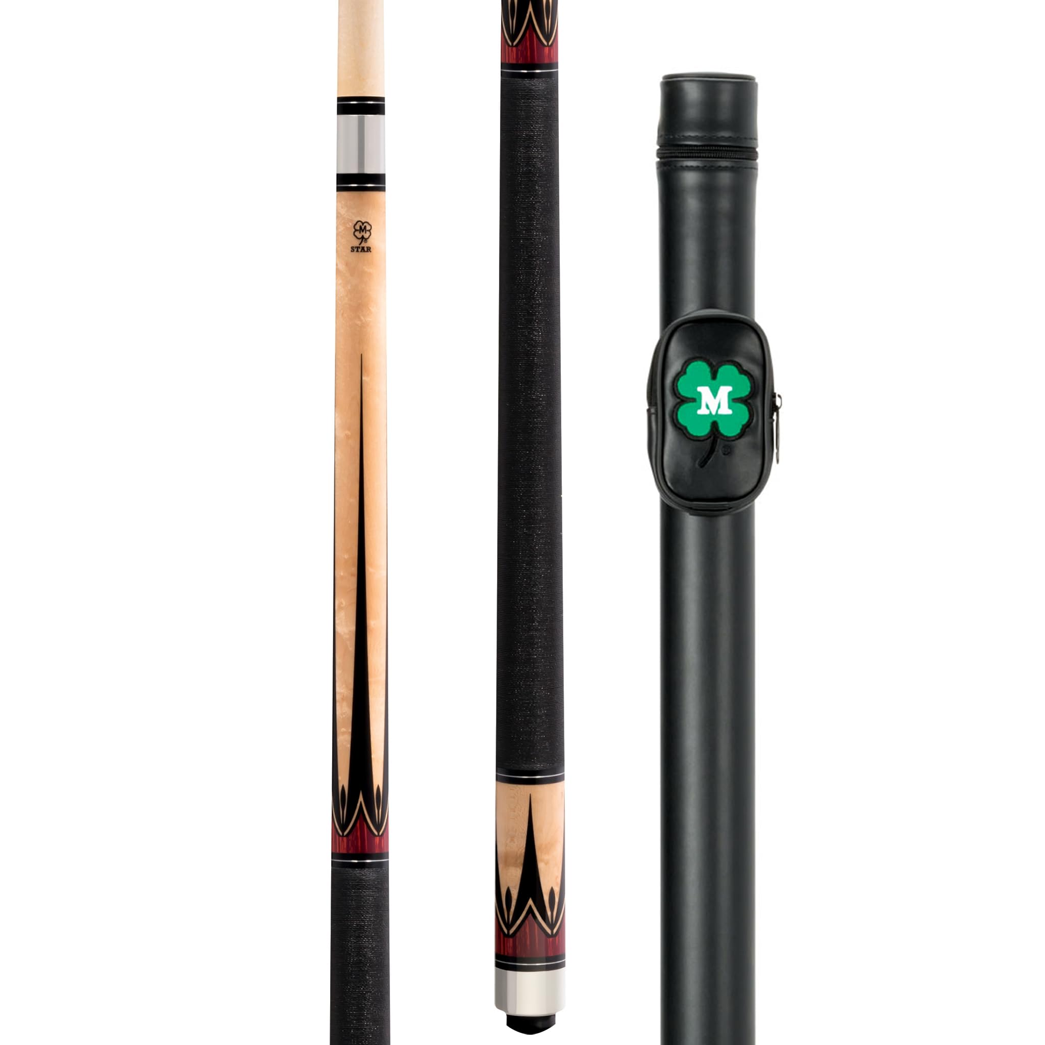 McDermott Star S9 Pool Billiard Cue with 1×1 Hard Case (22, Ounces)