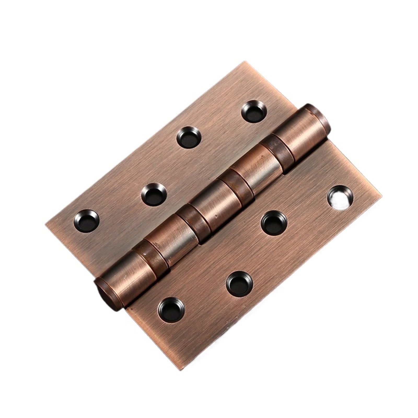 FQJYXWEWL 4 Inch Stainless Steel Hinge 3mm Thick Heavy Doors Load Bearing Hardware 1Pcs(Copper)