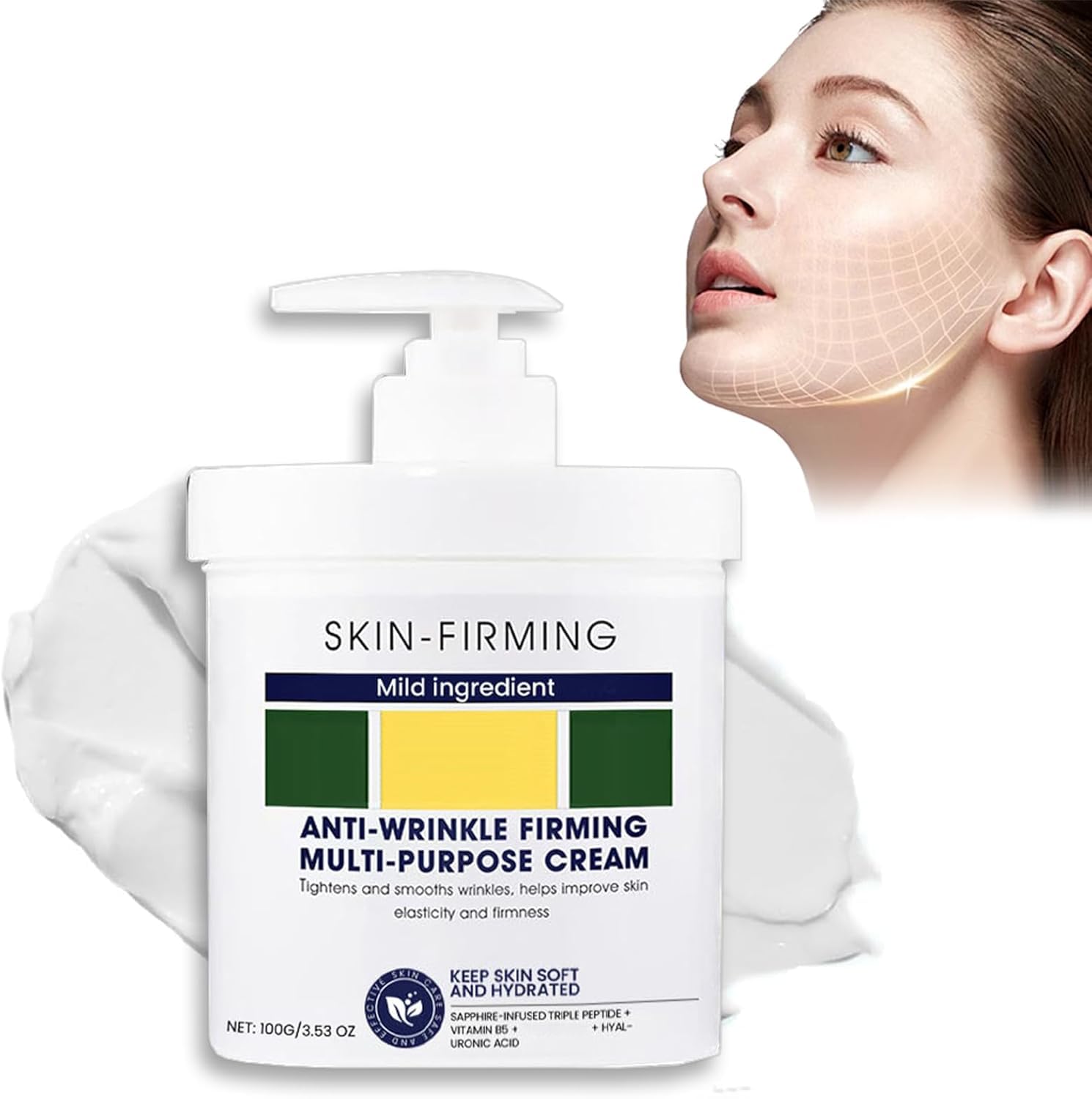 Fubsta Advanced Firming & Wrinkle Reducing Cream, Fubsta Skin Firming Cream, Skin Firming Rejuvenating Cream, Body Lotion for All Skin TypesCompact by Design (Certified by Amazon)