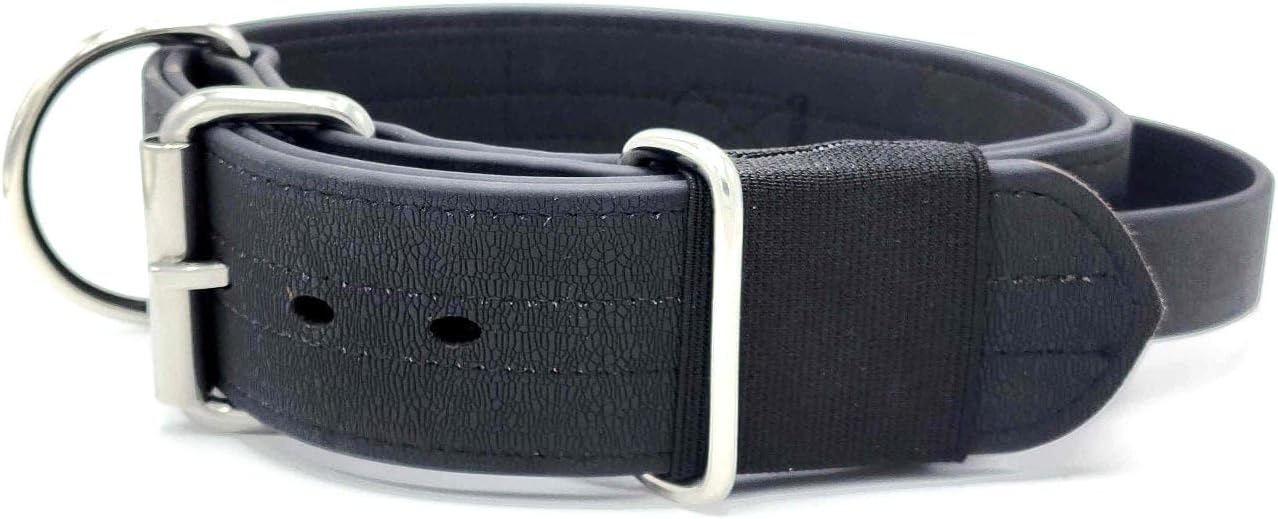 Canine Athletes 2" Heavy Duty Waterproof AP-Sport Extra Strength Durable Working Dog Collar with Agitation Control Handle (Extra Large)