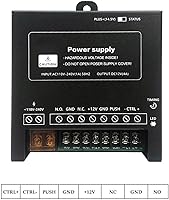 Vista 3 de Sistema de control de acceso para puerta, impermeable, NFC RFID, kit de cerradura magnética eléctrica de 600 libras, con botón de salida táctil