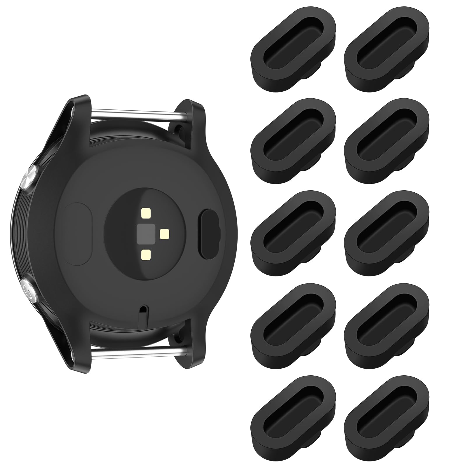 Amazon.co.jp: for Garmin スマートウォッチ防塵プラグ 保護 キャップ