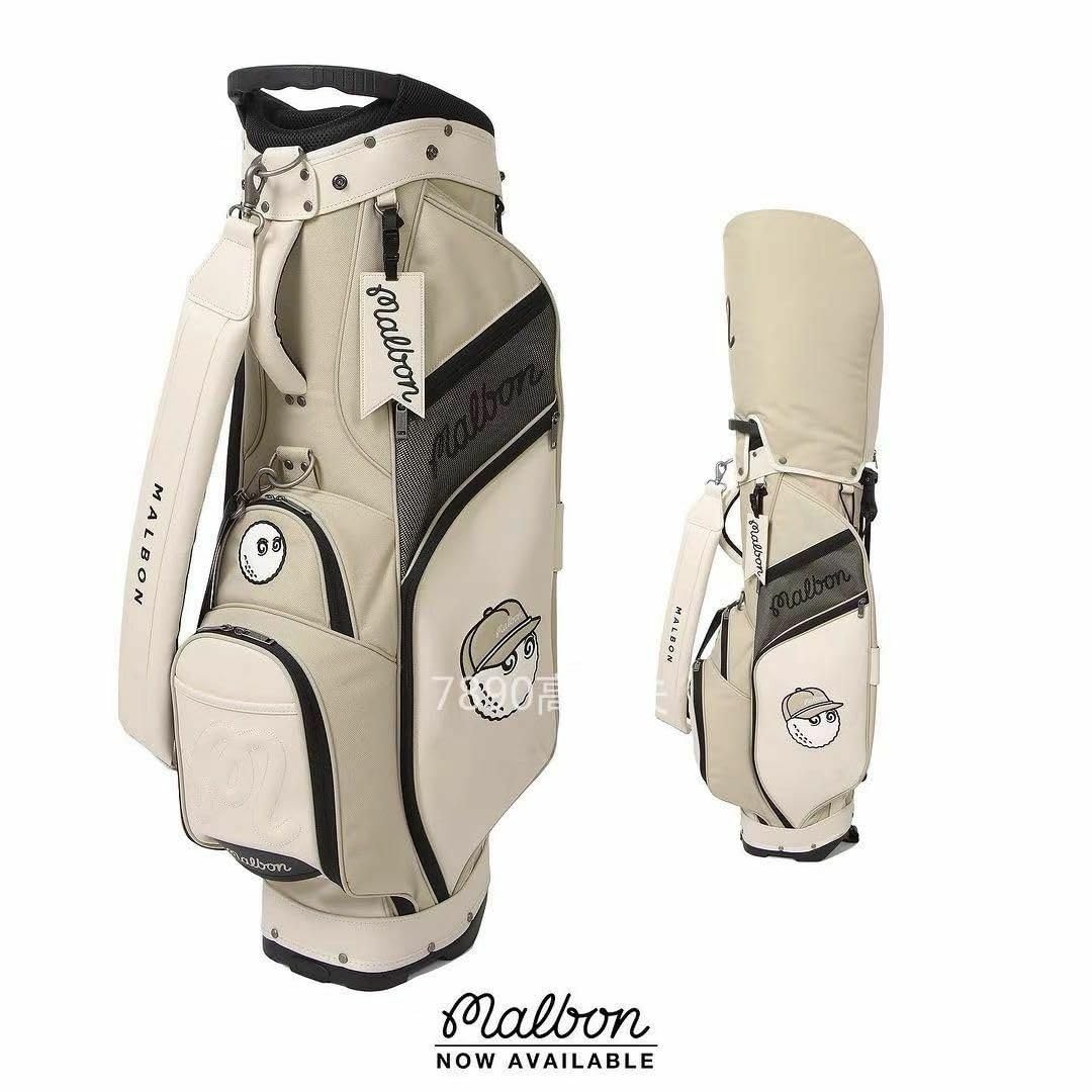 Malbon ゴルフ キャディバッグ ベージュ 【公式通販】