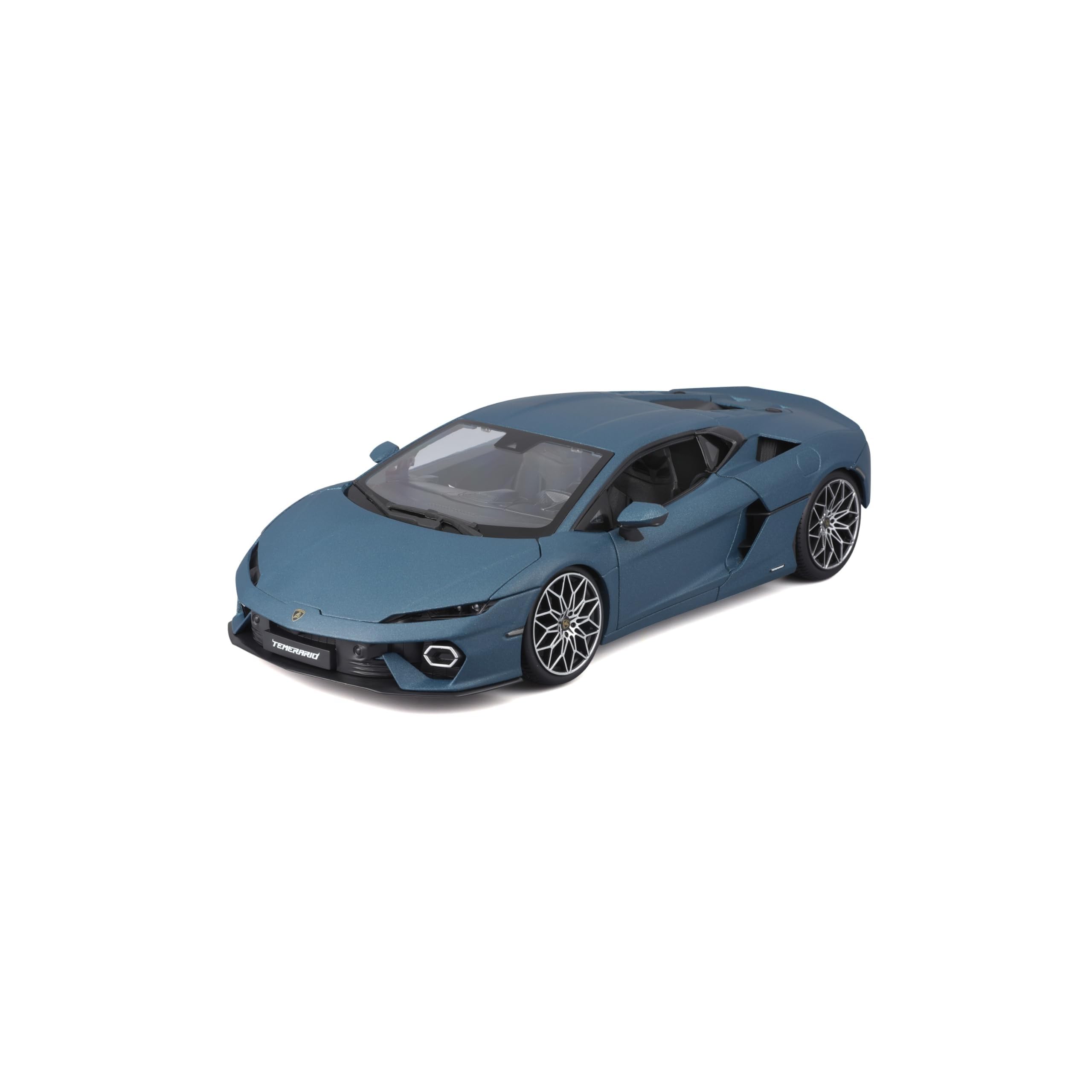 Bburago Lamborghini Temerario, 1:18 Scale Diecast Car, Detailed Replica of the First Lamborghini Supercar, 4 Openings, Officially Licensed by Lamborghini, Recommended Age 3+ Years