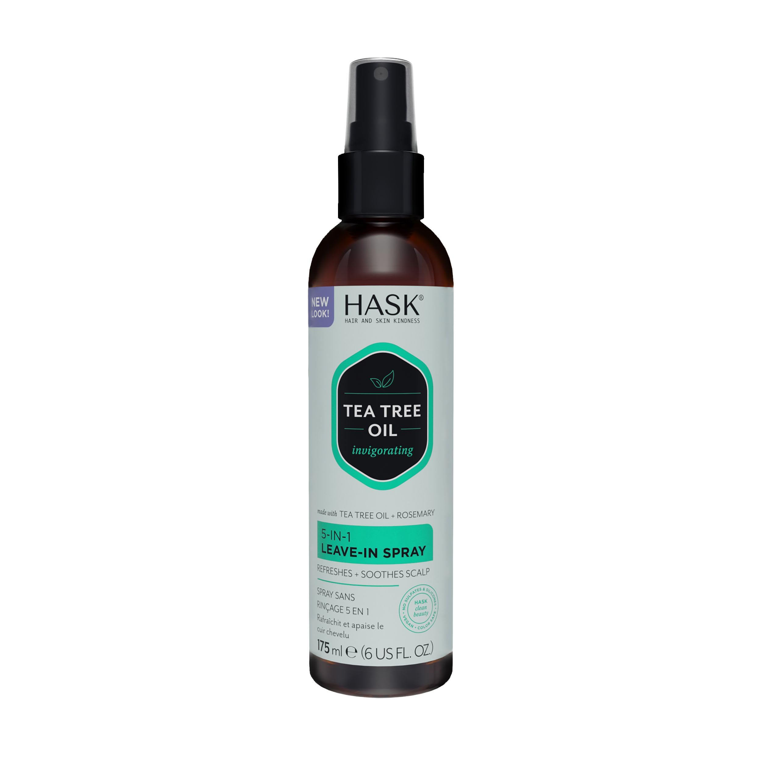 Hask Tea Tree Oil & Rosemary 5 In 1 Leave-In Spray 175 ml