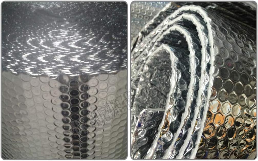 Folia termoizolacyjna Odblaskowa folia bąbelkowa do ścian, podłóg i dachów Oszczędność energii(1x25m)