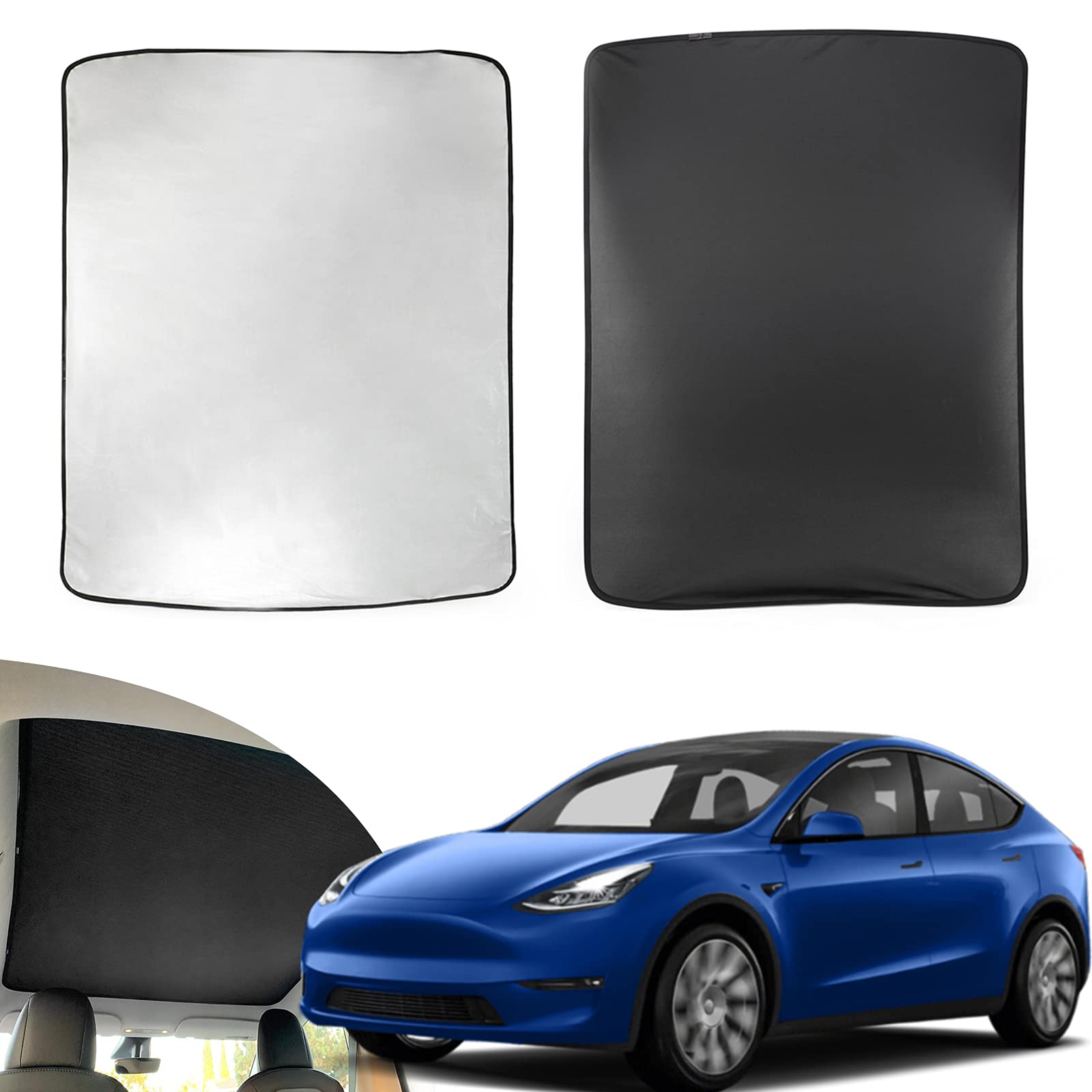 Buy Klutchtech Tesla Model Y Glass Sunroof Shade + UV/Heat Insulation