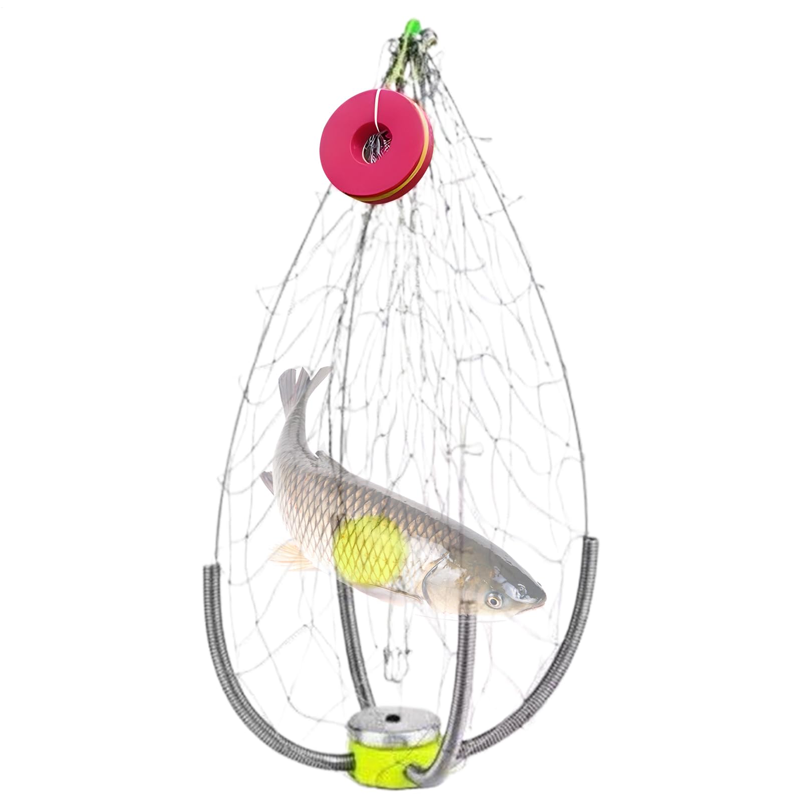 Trappola Granchi | Gabbia da in Acciaio Trappola Ceste per Pesci - Gabbia Pesata Per Gamberi Aragoste Pesciolini Acqua E Salata | Per Kayak Spiaggia Lago Pontile