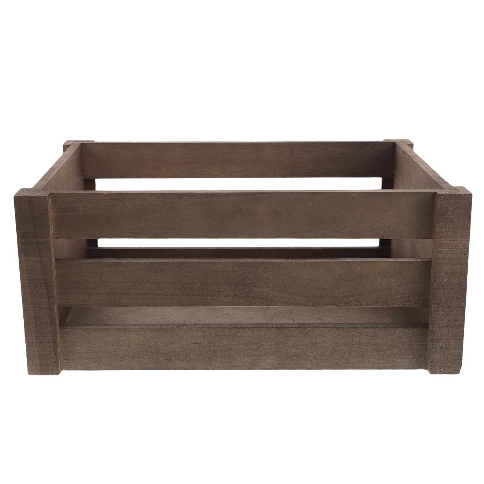Boîte de rangement en bois vintage jojofuny, grand coffret rétro de qualité salon