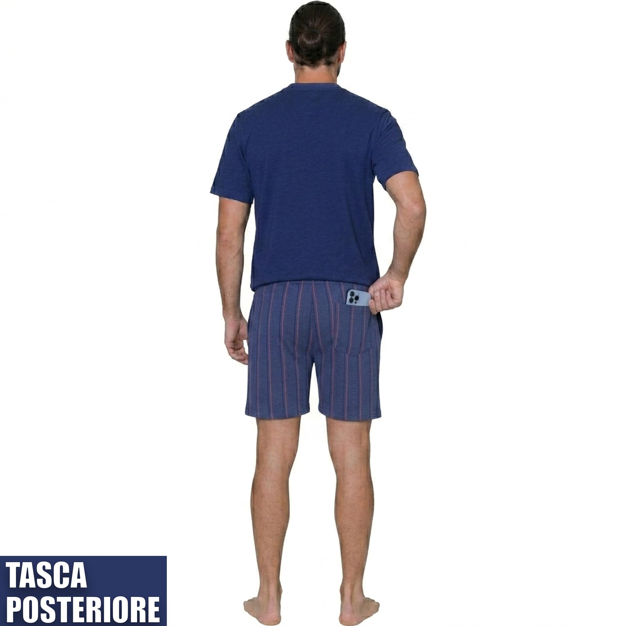 Sergio Tacchini Pigiama Uomo Corto/Completo Jersey di Cotone | M-XXL | Limited Edition