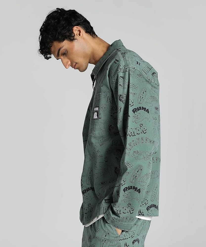 【新品激レア】RIPN DIP×PUMA プーマ ツイルシャツジャケット XL PUMA（プーマ）の「【PUMA×RIPNDIP/プーマ×リップンディップ