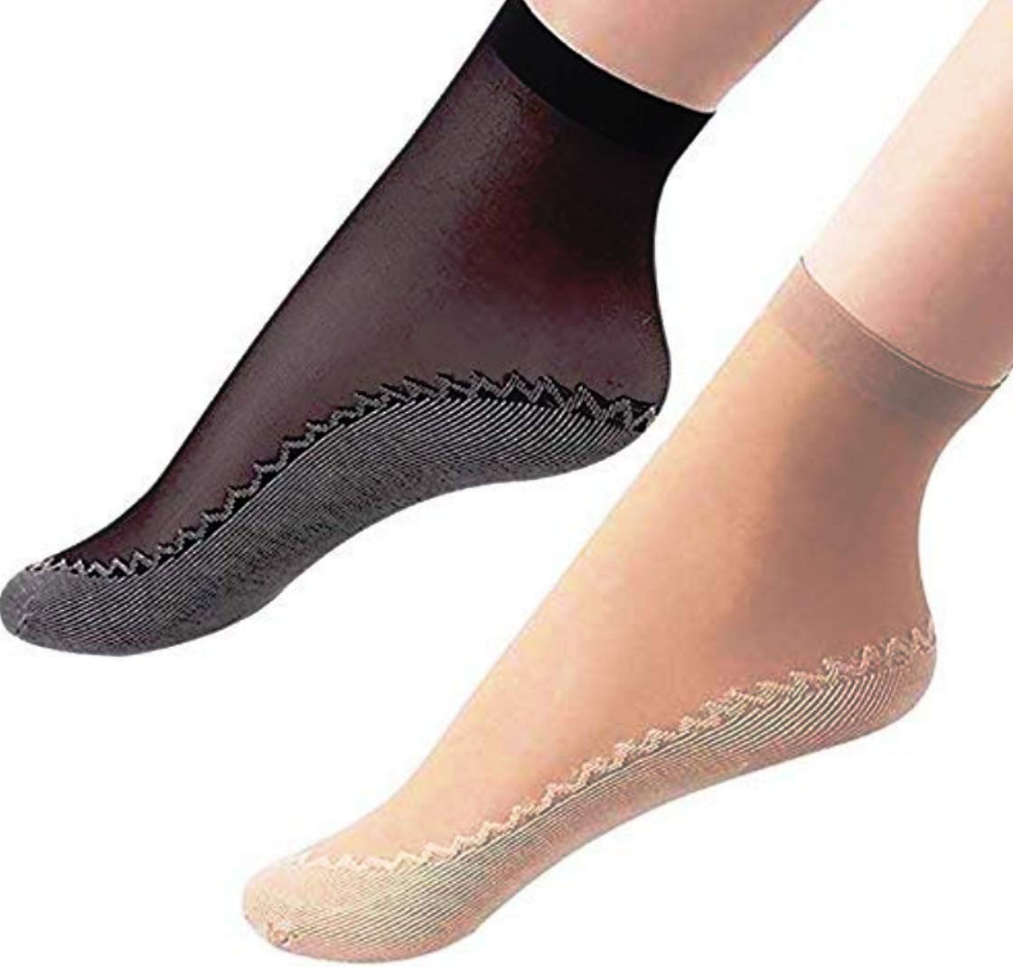 Women's Low Ankle Length Ultra-Thin Transparent Sneakers No Show Women/Girl Cotton Socks Fashion Summer skin Low Cut Stocking socks - 2 Pair. (Beige)
