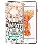 iPhone 6s Plus/iPhone 6 Plus Case, A-store Mint Mandala Totem Series Hybrid TPU Soft Back Cover Protective Case for iPhone 6s Plus/iPhone 6 Plus