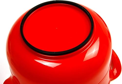 Miniatura 4 de Norpro 1020, rojo, cuencos para mezclar, juego de 3, 4.5" x 8.75" x 6.75" / 11.5cm x 22cm x 17cm