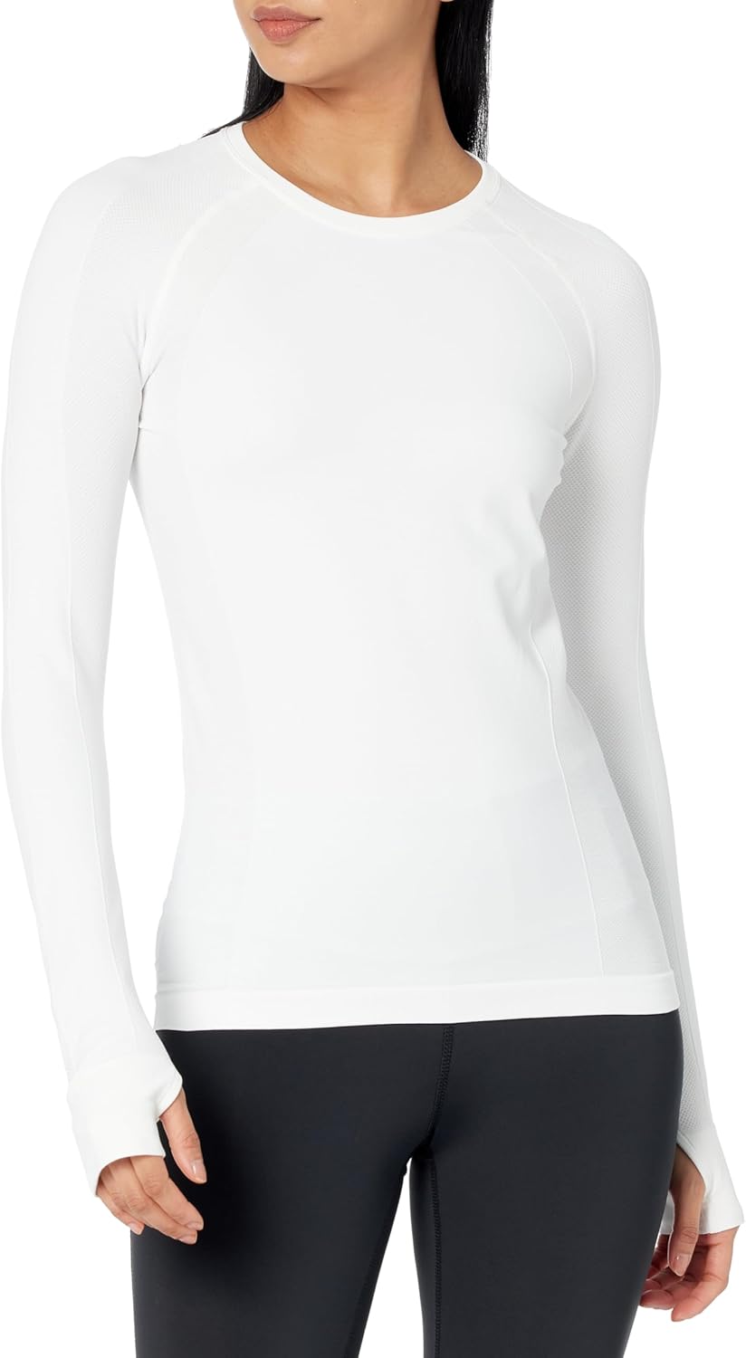Sweaty Betty Women's Athlete Seamless Crewneck Long Sleeve Workout Top