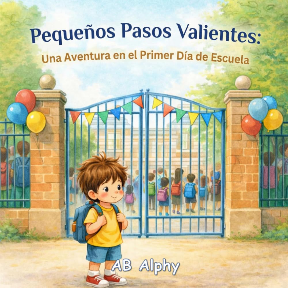 Pequeños Pasos Valientes: Una Aventura en el Primer Día de Escuela: Un cuento tierno para superar el miedo al primer día de escuela y hacer nuevos amigos