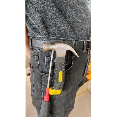 Magnet Belt Clip Magnetic Tool Holder Super Strong Neodymium Magnet Leather Sleeve for Screws, Hammers, sockets, Pliers, Drills, Wrenches or Any Magnetic Tools and Hardware 2 Pieces