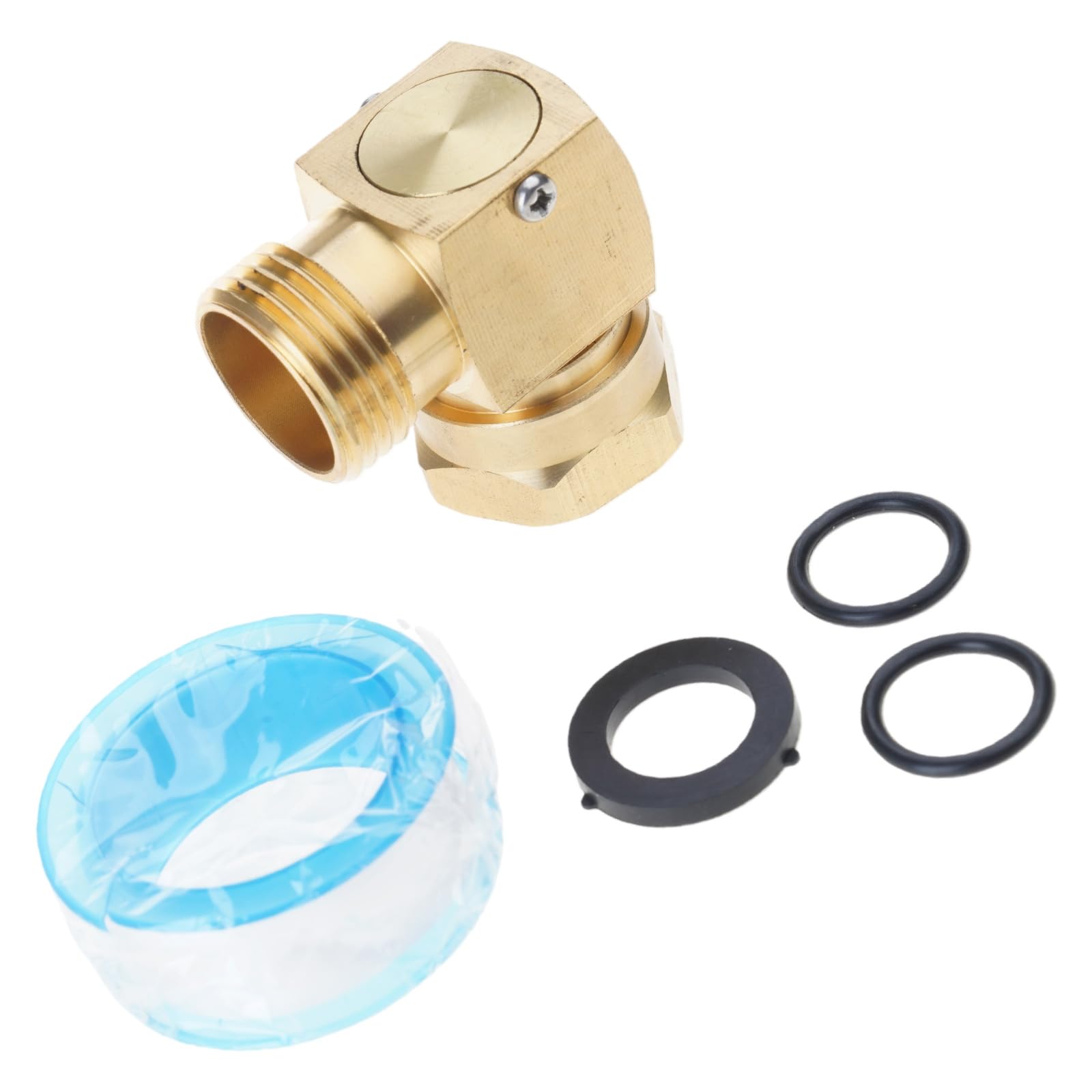 Msioytog Multicolor Brass Swivels Connector Light Weight Portable Garden Hose Coupling For Outdoor Irrigation Needs Enduring Garden Hose Coupling