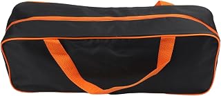Portable Vacuum Cleaner Tool Bag Organizer with Chain Closure Wear-Resistant Polyester PVC Material for Home Workshop Storage Medium Large Sizes with Carry Hle Foldable Design(large)