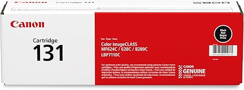 Canon Tóner original, cartucho 131 negro (6272B001), 1 paquete, para impresora láser Canon Color imageCLASS MF8280Cw, MF624Cw, MF628Cw, LBP7110Cw