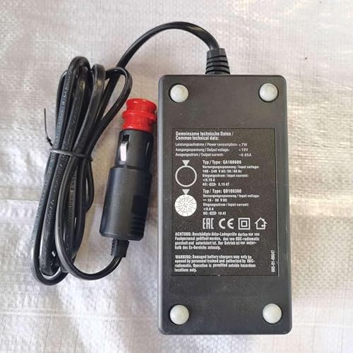 Miniatura 4 de QA108600/QD108300 para HBC Crane Cargador de batería de control remoto, cargador D-74564, cargador BA223030 (DC 12V-24V) (cargador+batería)