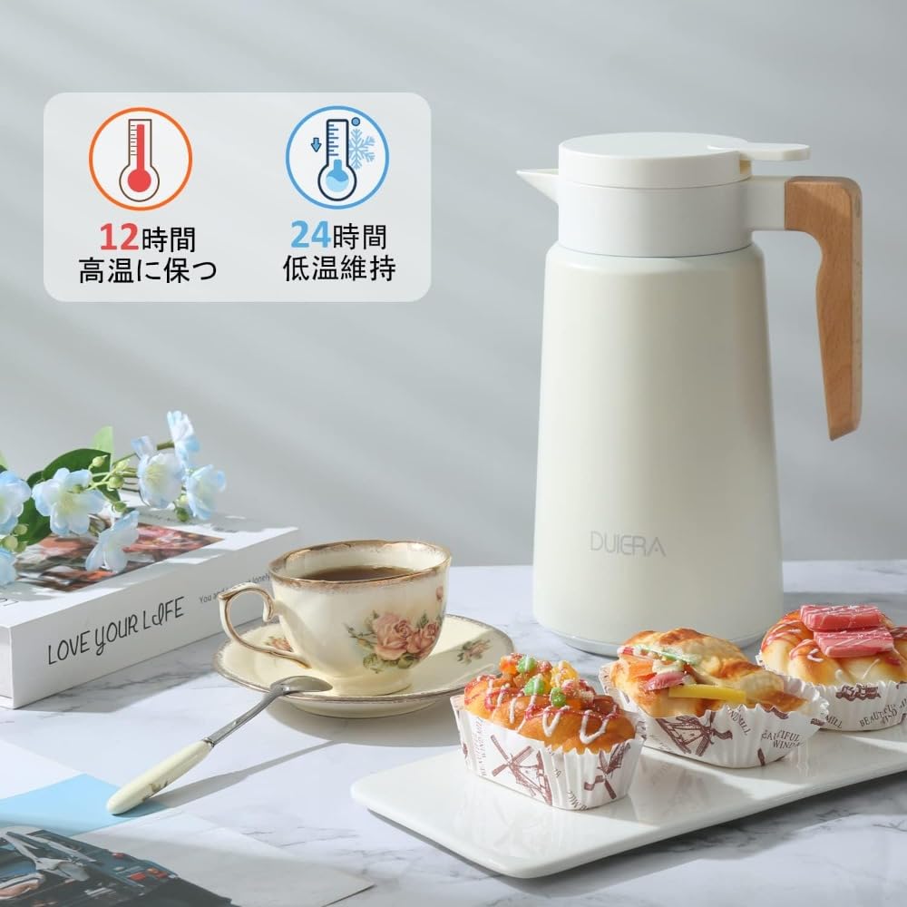 Amazon | Apaeoflリットル魔法瓶ポット保温保冷ポット1800mlポット
