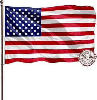 3x5 American Flag Outdoor Heavy Duty- 3 Ply Double Sided 240D- American Flags For