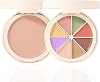 Concealer Full Coverage Colour Correcting Palette Colour Concealer Makeup Palette 8 Shades,4 In 1 Foundation Face Primer Pallet Multifunctional Gift For Women Girl 02# Natural