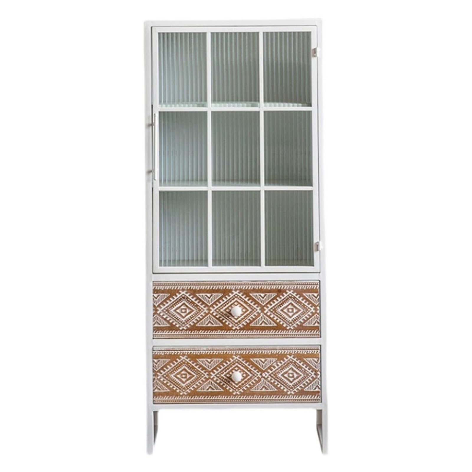 Moderno Mobili base for cucina, credenza contenitore, mobiletto ingresso con 2 cassetti, portabottiglie in legno massello intagliato Decorativo