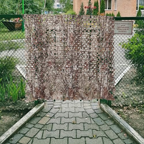 Filet de camouflage motif arbre et toile ombrage extérieur - 4